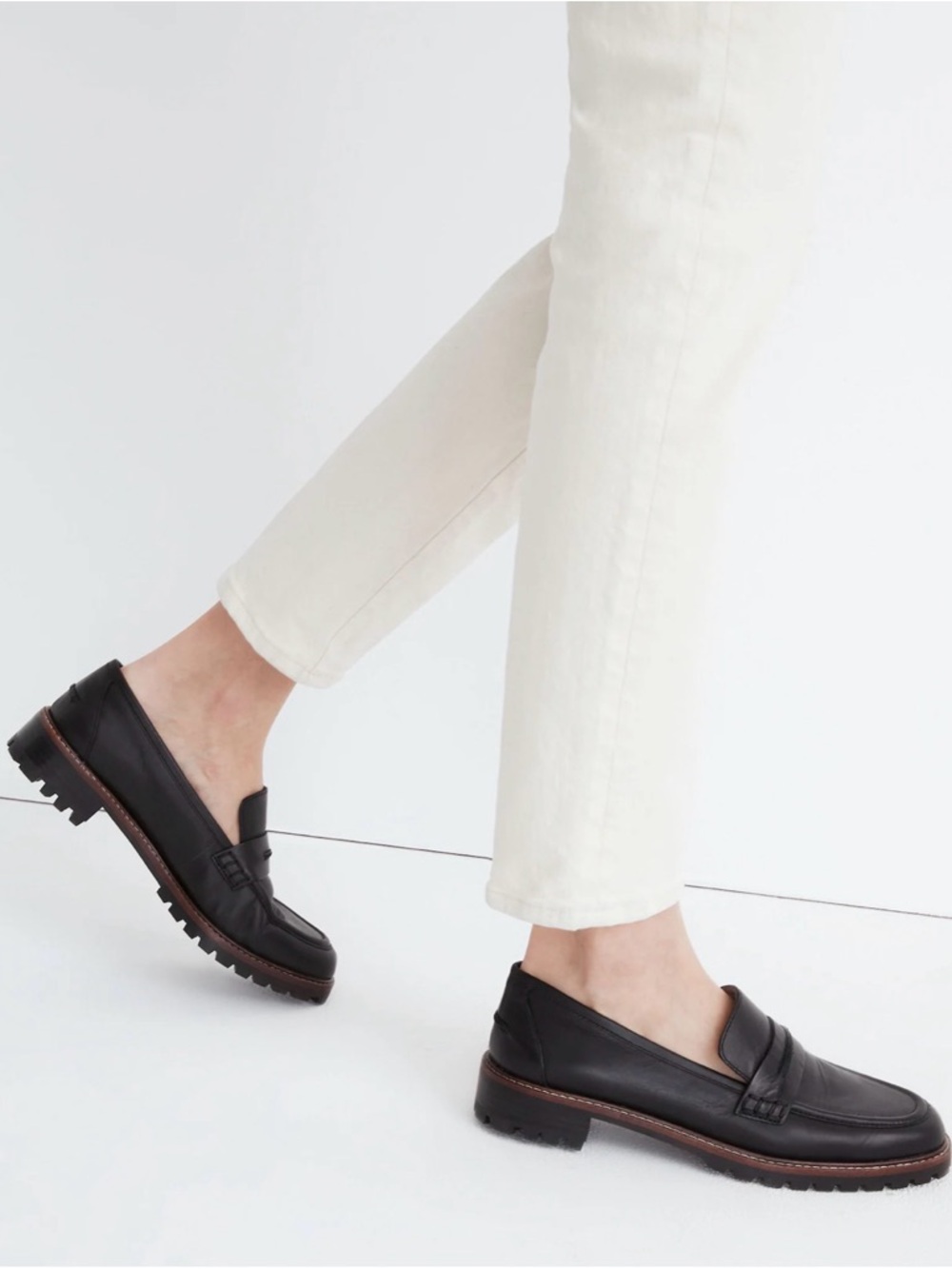 Madewell The Corinne Lug Sole Loafer